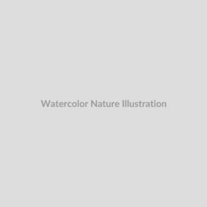Watercolor Green Nature Illustration