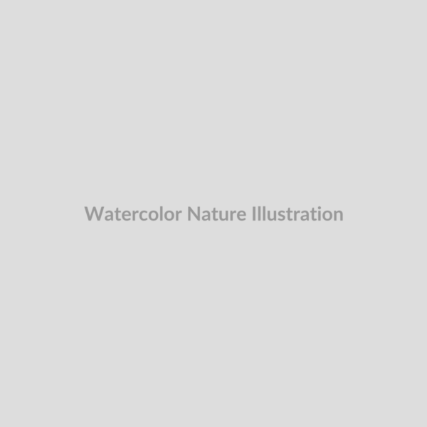 Watercolor Green Nature Illustration