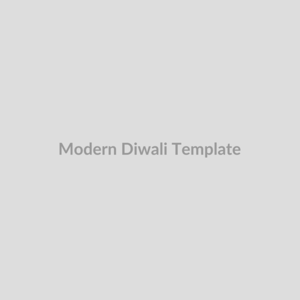 Modern Diwali Social Media Post Template
