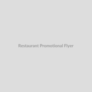 Modern Restaurant Promotional Flyer