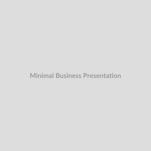 Minimal Business Presentation Template